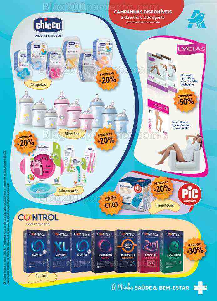 Antevisão Folheto AUCHAN Saúde e Bem Estar Promoções de 2 julho a 2 agosto