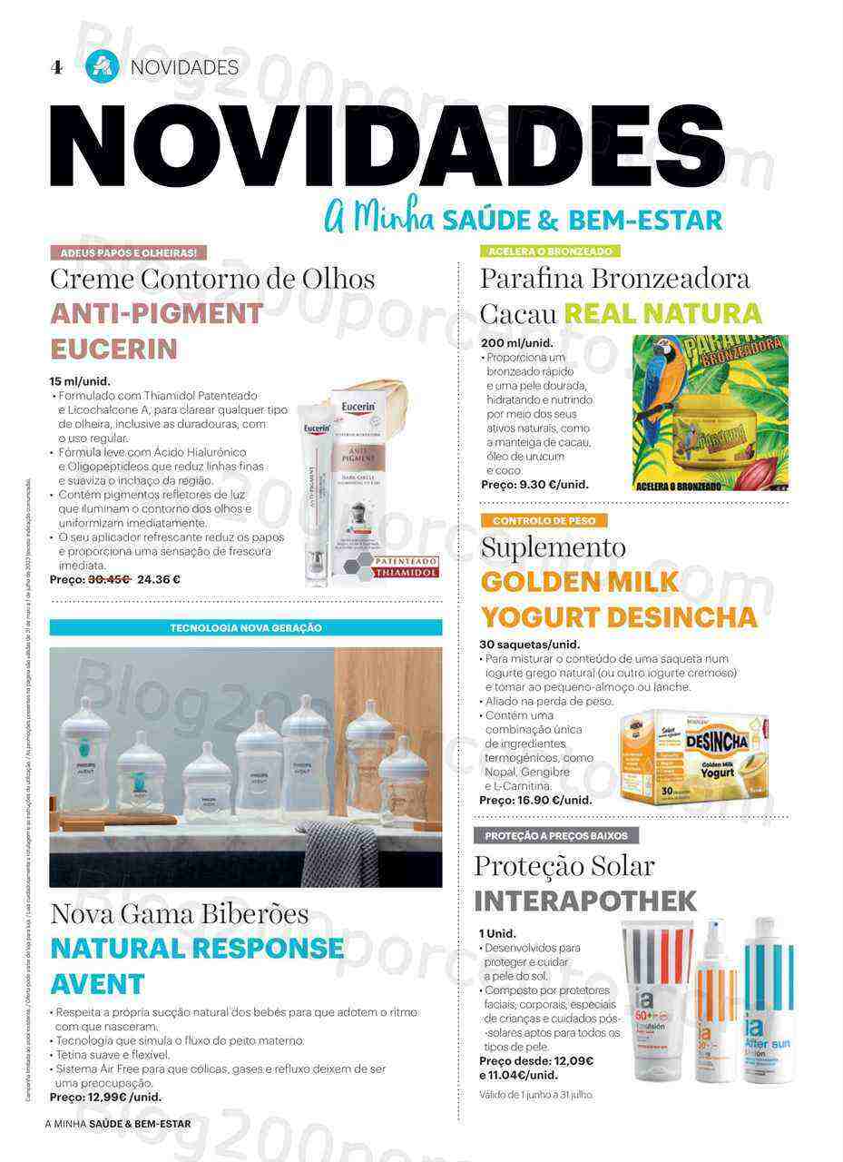 Antevisão Folheto AUCHAN Saúde e Bem Estar Promoções de 3 junho a 3 junho