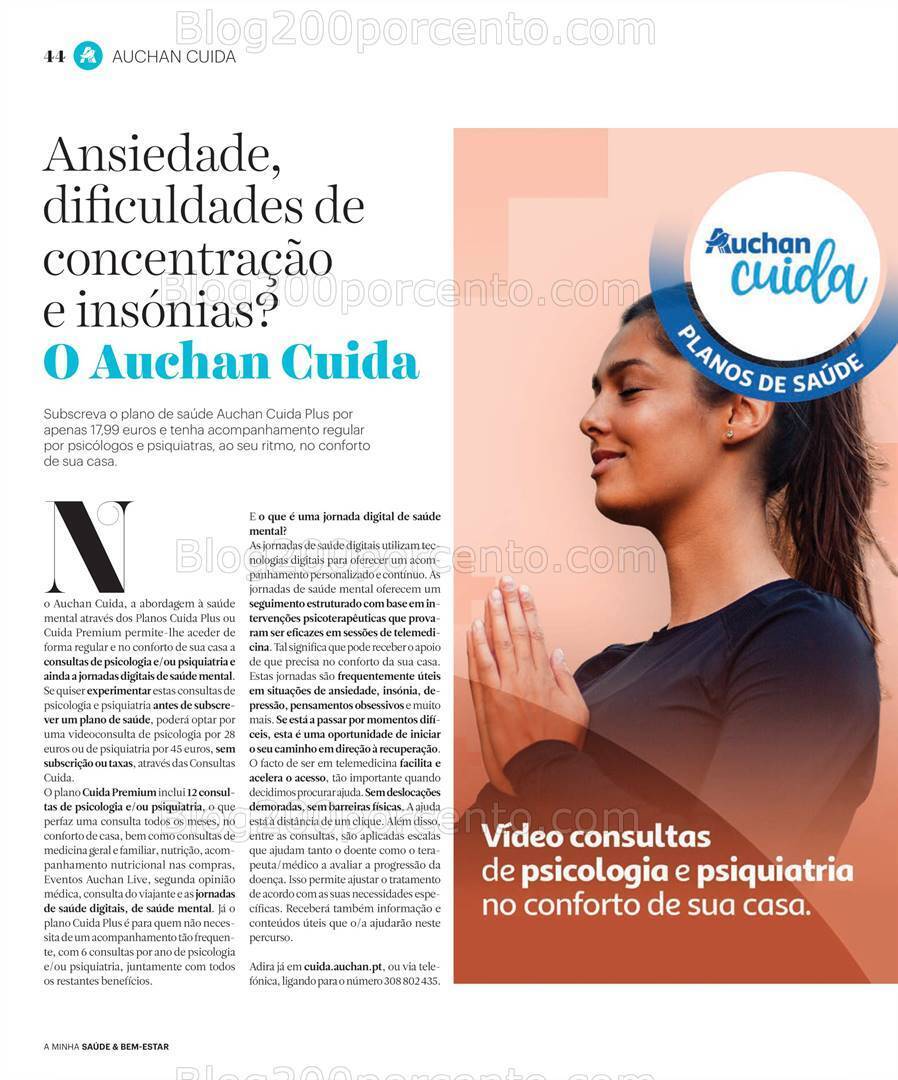 Antevisão Folheto AUCHAN Saúde e Bem-Estar Promoções de 3 maio a 2 junho