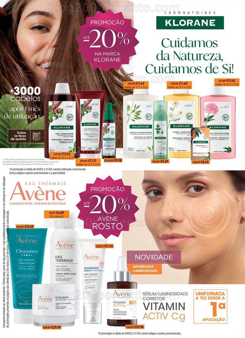 Antevisão Folheto AUCHAN Saúde e Bem Estar Promoções de 2 a 31 março