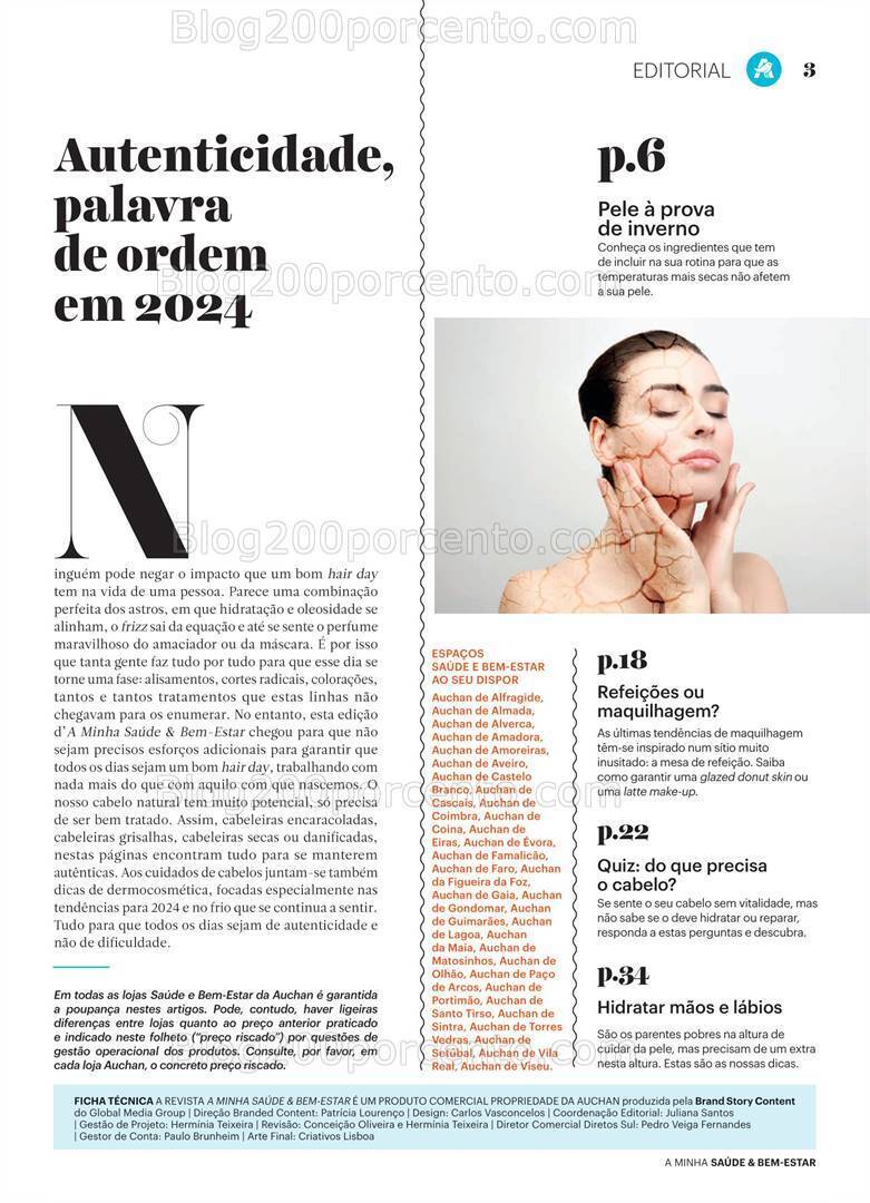 Antevisão Folheto AUCHAN Saúde e Bem Estar Promoções de 2 a 31 março