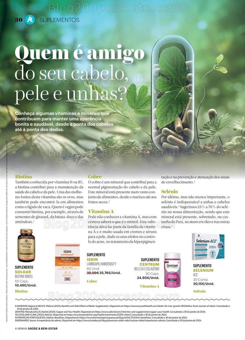 Antevisão Folheto AUCHAN Saúde e Bem Estar Promoções de 2 a 31 março