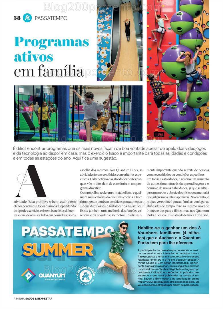 Antevisão Folheto AUCHAN Saúde e Bem Estar Promoções de 2 a 31 março