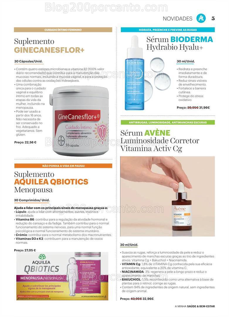 Antevisão Folheto AUCHAN Saúde e Bem Estar Promoções de 2 a 31 março