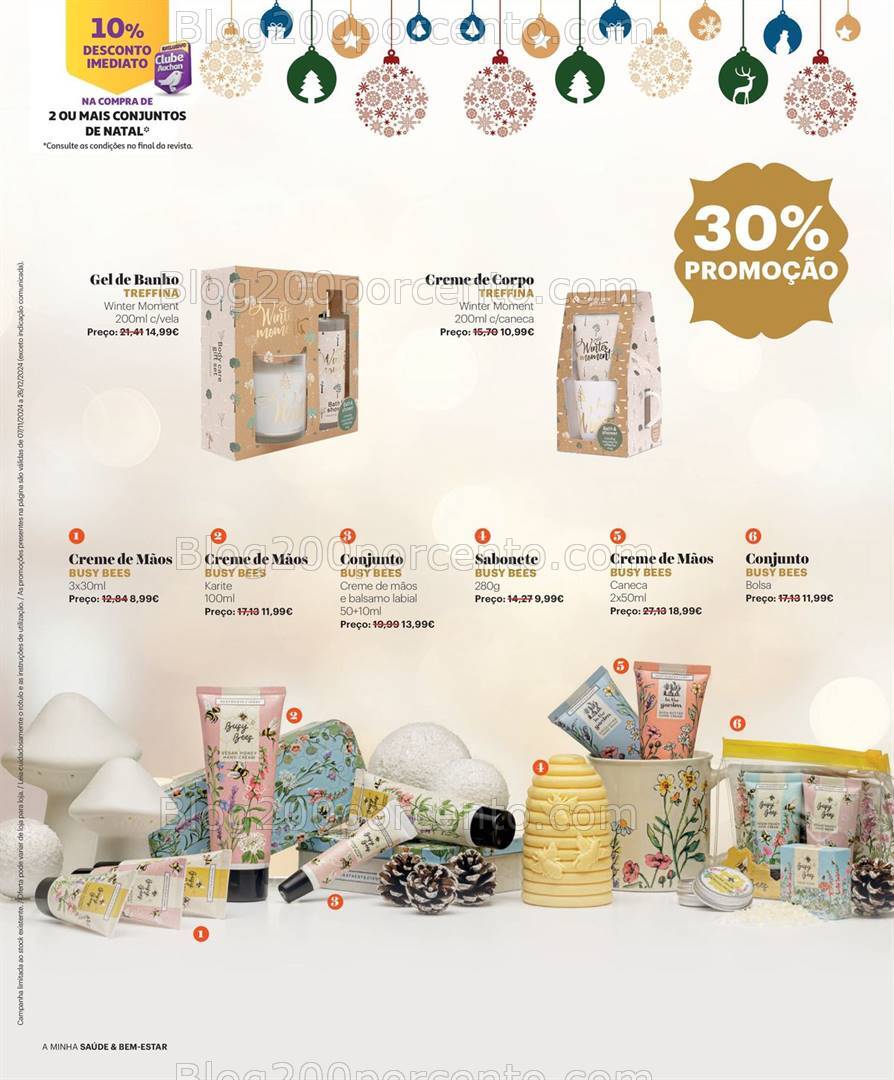 Antevisão Folheto AUCHAN Saúde e Bem Estar Natal Promoções de 7 novembro a 26 dezembro