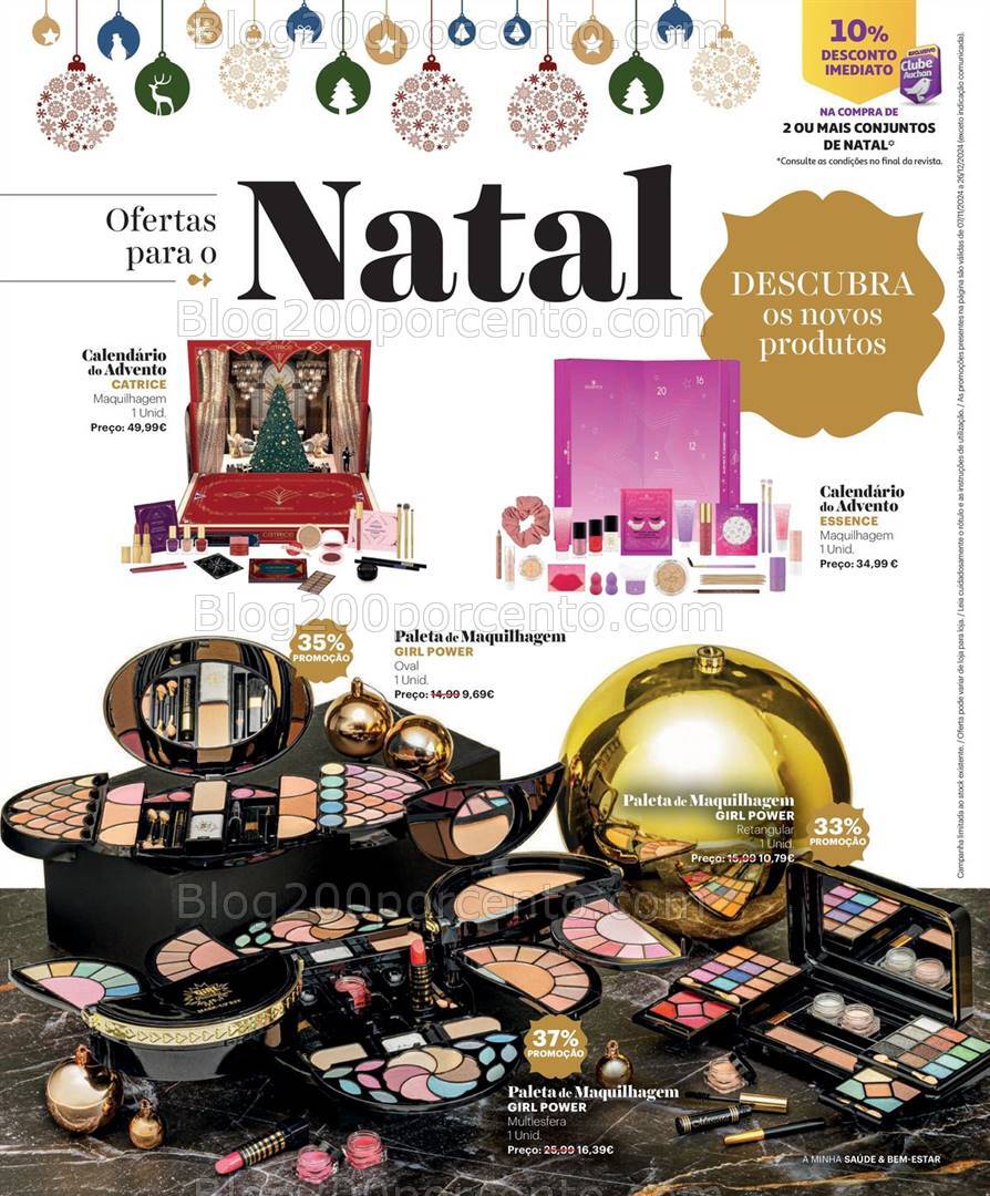 Antevisão Folheto AUCHAN Saúde e Bem Estar Natal Promoções de 7 novembro a 26 dezembro