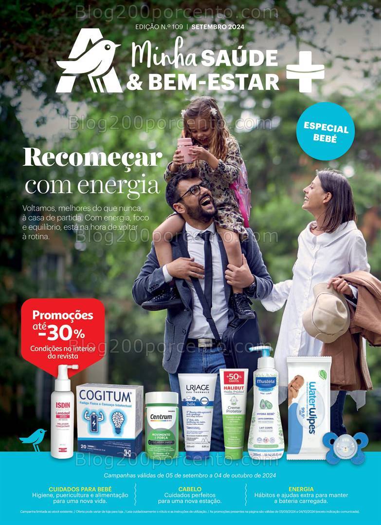 Antevisão Folheto AUCHAN Saúde e Bem-Estar Promoções de 5 setembro a 4 outubro