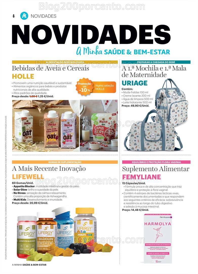 Antevisão Folheto AUCHAN Saúde e Bem-Estar Promoções de 5 setembro a 4 outubro