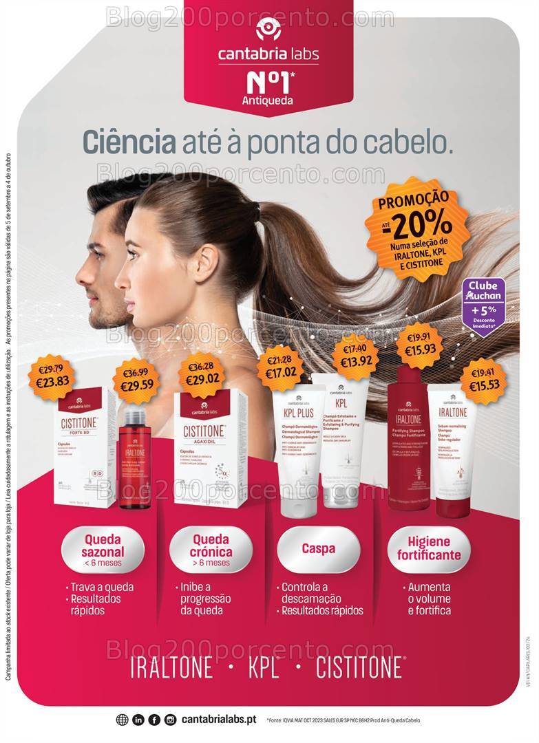 Antevisão Folheto AUCHAN Saúde e Bem-Estar Promoções de 5 setembro a 4 outubro