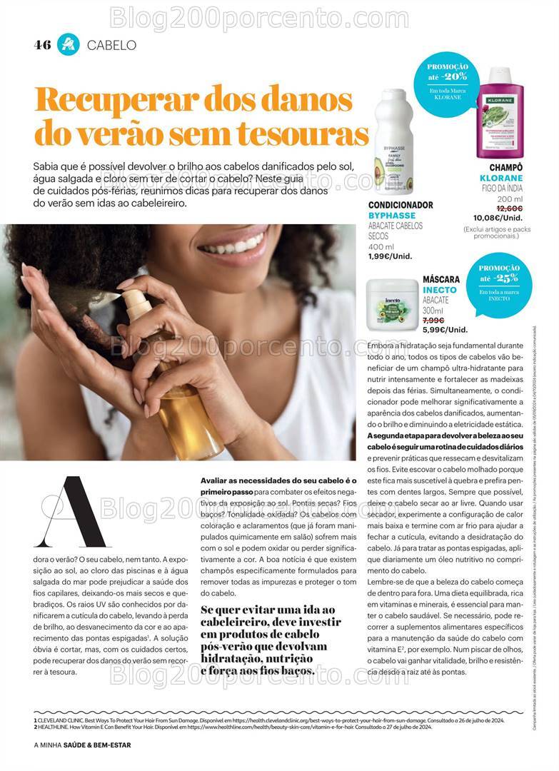 Antevisão Folheto AUCHAN Saúde e Bem-Estar Promoções de 5 setembro a 4 outubro