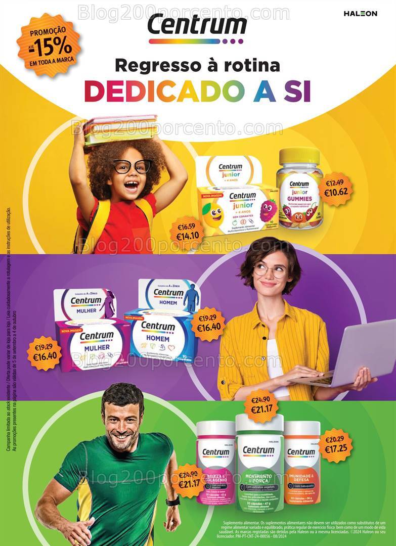 Antevisão Folheto AUCHAN Saúde e Bem-Estar Promoções de 5 setembro a 4 outubro