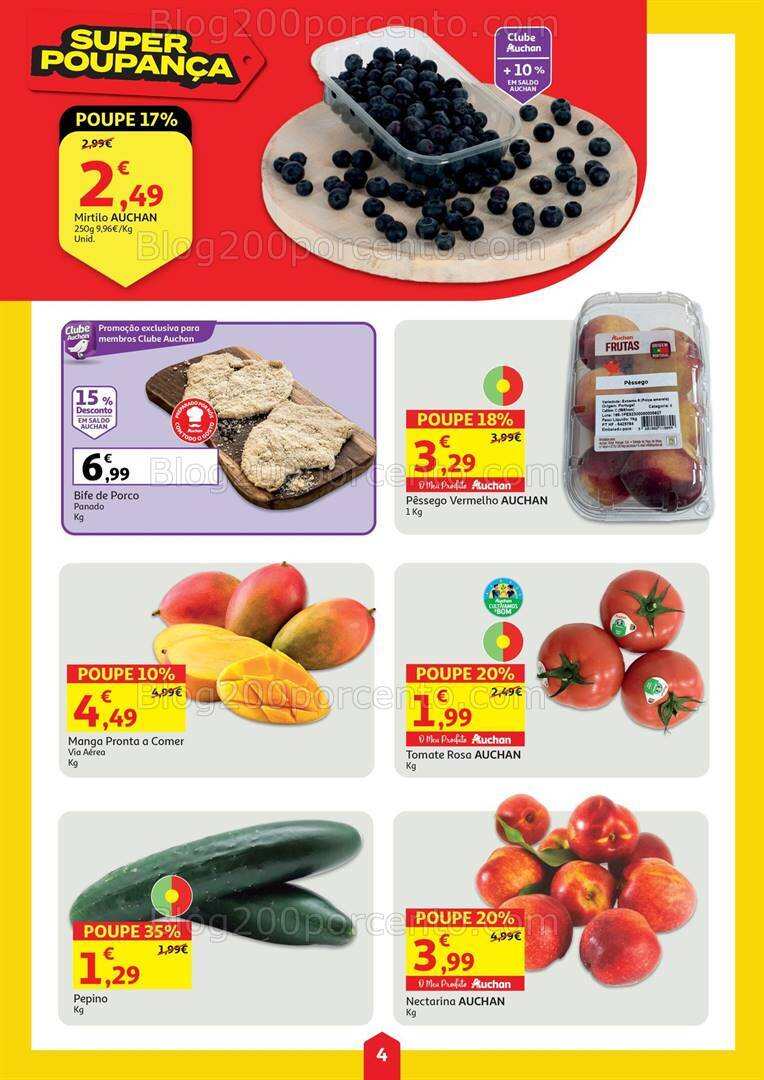 Antevisão Folheto AUCHAN Super Poupança Promoções de 29 maio a 4 junho