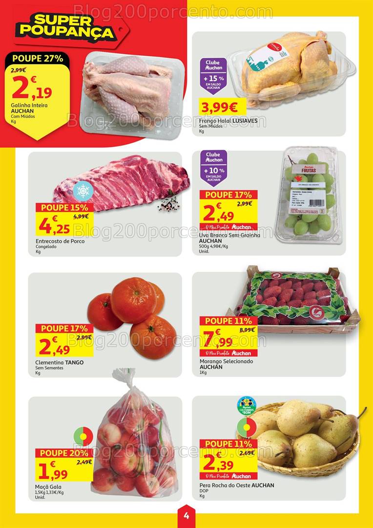 Antevisão Folheto AUCHAN Super Poupança Promoções de 5 a 11 fevereiro