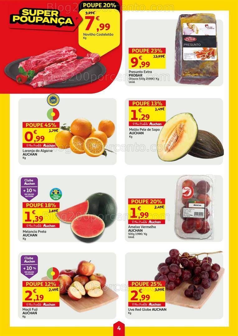 Antevisão Folheto AUCHAN Super Poupança Promoções de 19 a 25 junho
