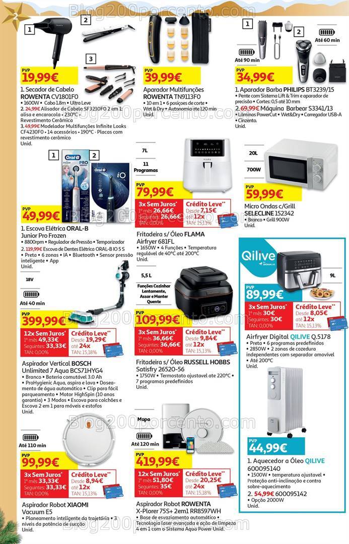 Antevisão Folheto AUCHAN Tecnologia Promoções de 17 dezembro a 2 janeiro