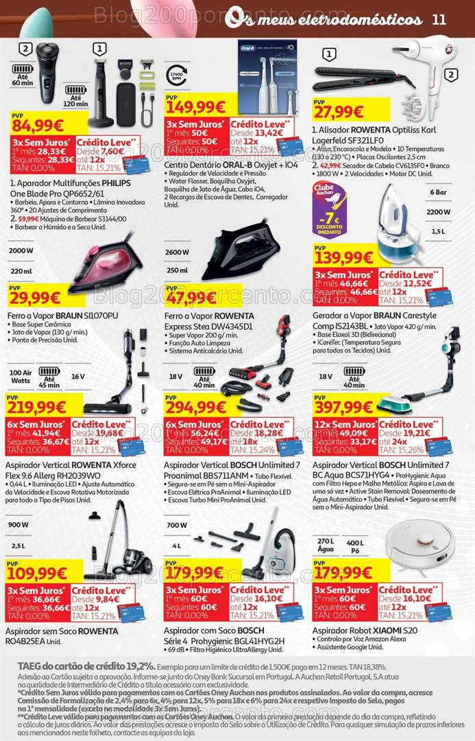 Antevisão Folheto AUCHAN Tecnologia Promoções de 2 a 20 abril