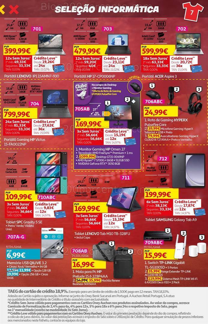 Antevisão Folheto AUCHAN Tecnologia Promoções de 31 maio a 18 junho