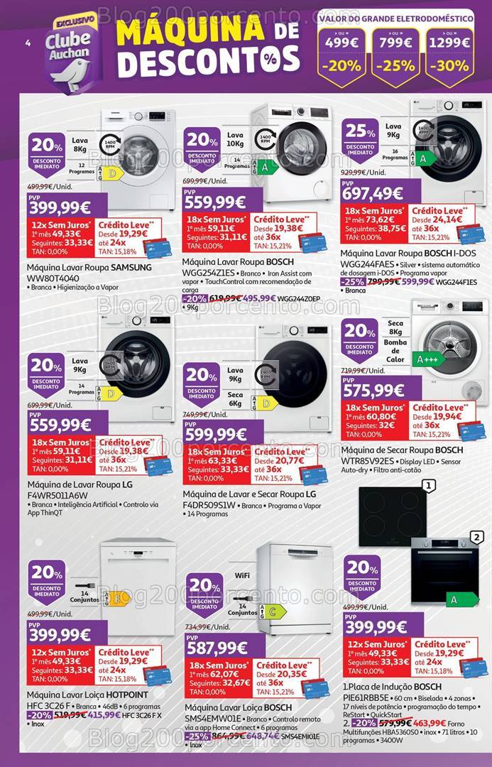 Antevisão Folheto AUCHAN Tecnologia Promoções de 3 a 16 outubro