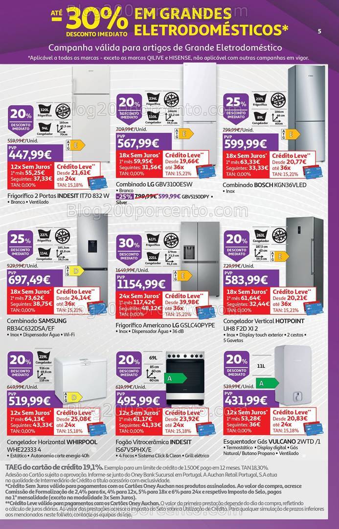 Antevisão Folheto AUCHAN Tecnologia Promoções de 3 a 16 outubro