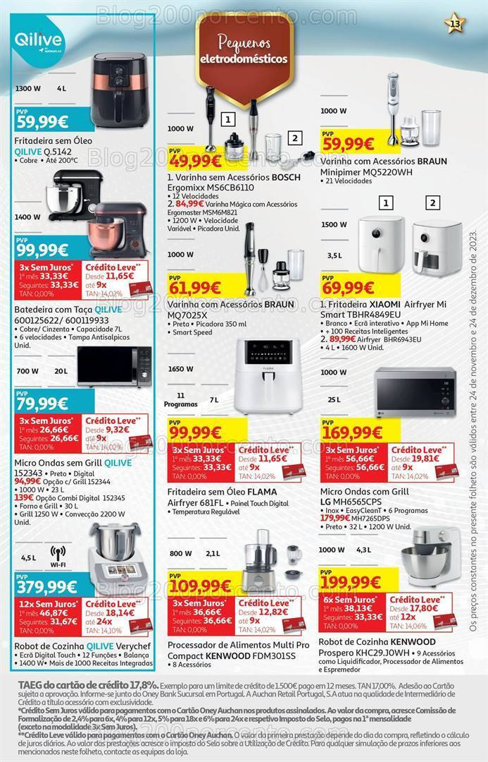 Antevisão Folheto AUCHAN Natal Tecnologia Promoções de 24 novembro a 24 dezembro