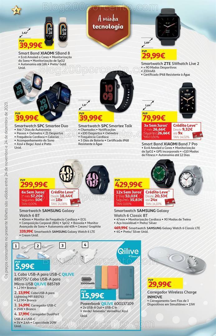 Antevisão Folheto AUCHAN Natal Tecnologia Promoções de 24 novembro a 24 dezembro