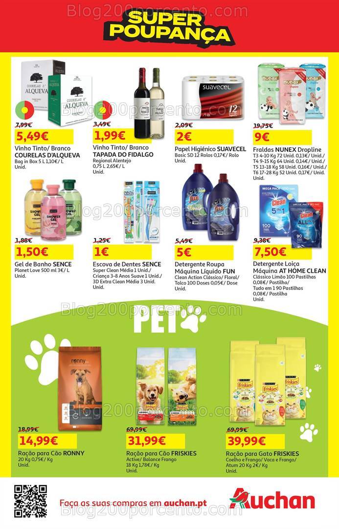 Antevisão Folheto AUCHAN Promoções de 4 a 28 outubro