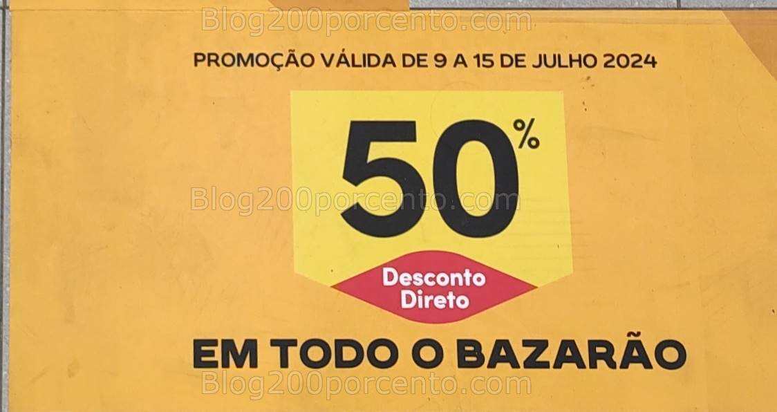 ALERTA - Avistamentos CONTINENTE 50% em todo o Bazarão - 9 a 15 julho