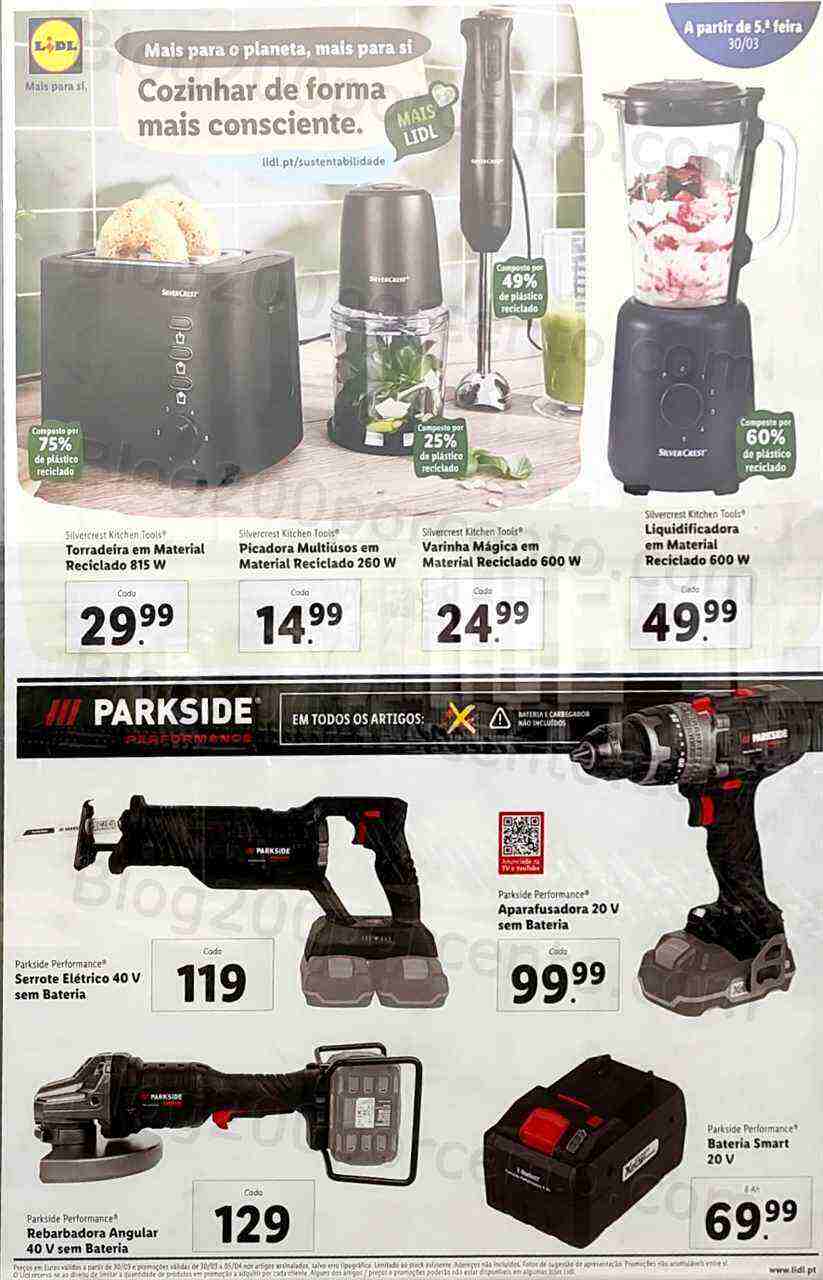 Antevisão Folheto LIDL Bazar Promoções a partir de 30 março