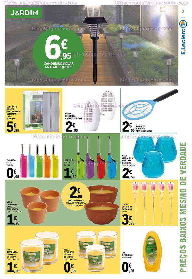 Antevisão Folheto E-LECLERC Bazar Promoções de 8 a 21 junho