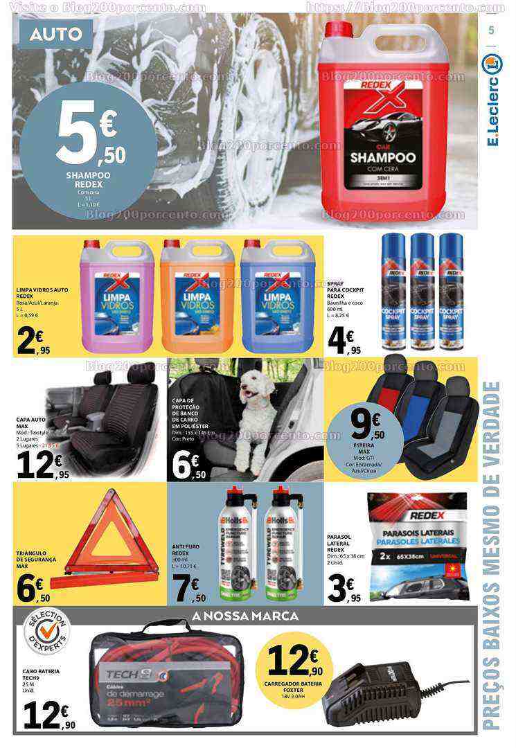 Antevisão Folheto E-LECLERC Bazar Promoções de 8 a 21 junho