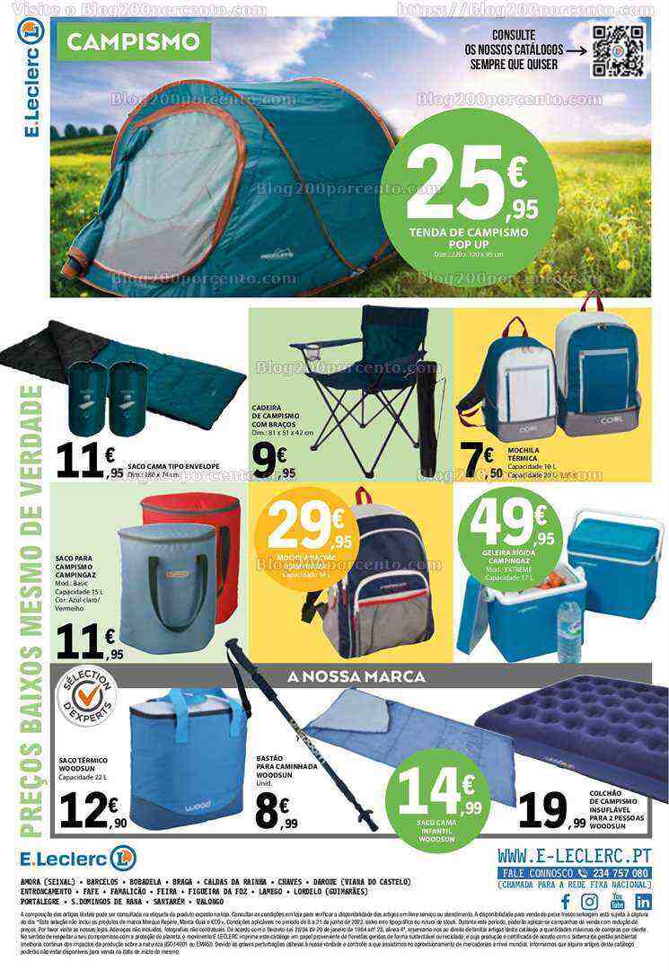 Antevisão Folheto E-LECLERC Bazar Promoções de 8 a 21 junho