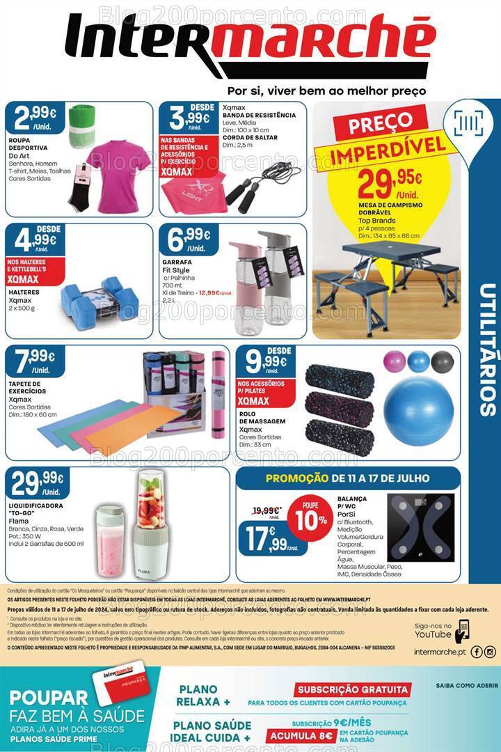 Antevisão Folheto INTERMARCHÉ Bazar Promoções de 11 a 17 julho