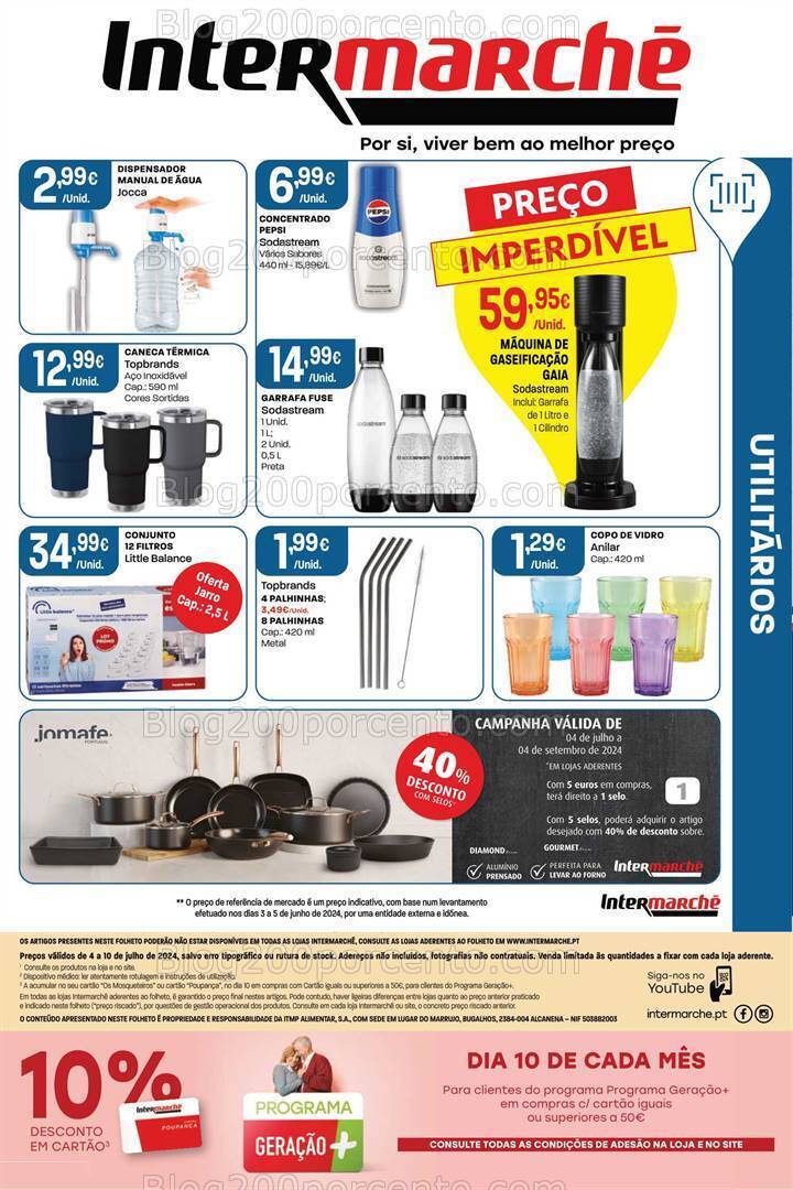 Antevisão Folheto INTERMARCHÉ Bazar Promoções de 4 a 10 julho