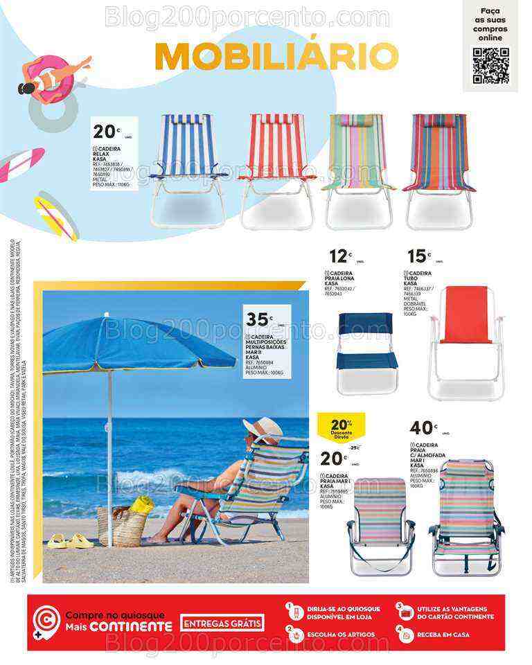 Antevisão Folheto CONTINENTE Bazar Verão Promoções de 27 junho a 30 julho