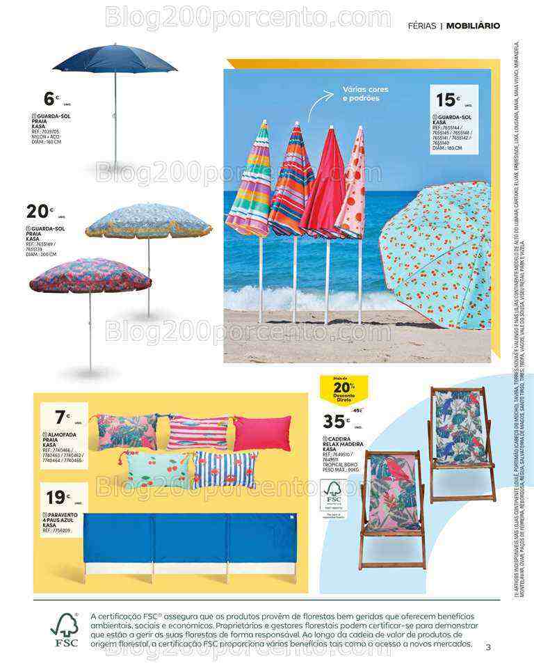 Antevisão Folheto CONTINENTE Bazar Verão Promoções de 27 junho a 30 julho