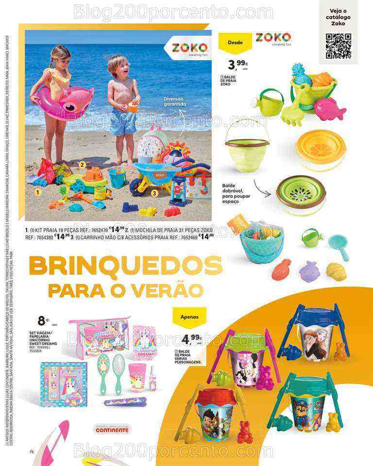 Antevisão Folheto CONTINENTE Bazar Verão Promoções de 27 junho a 30 julho