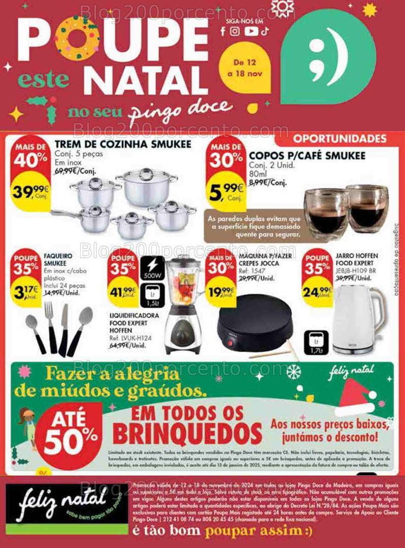 Antevisão Folheto PINGO DOCE Bazar Madeira Promoções de 12 a 18 novembro