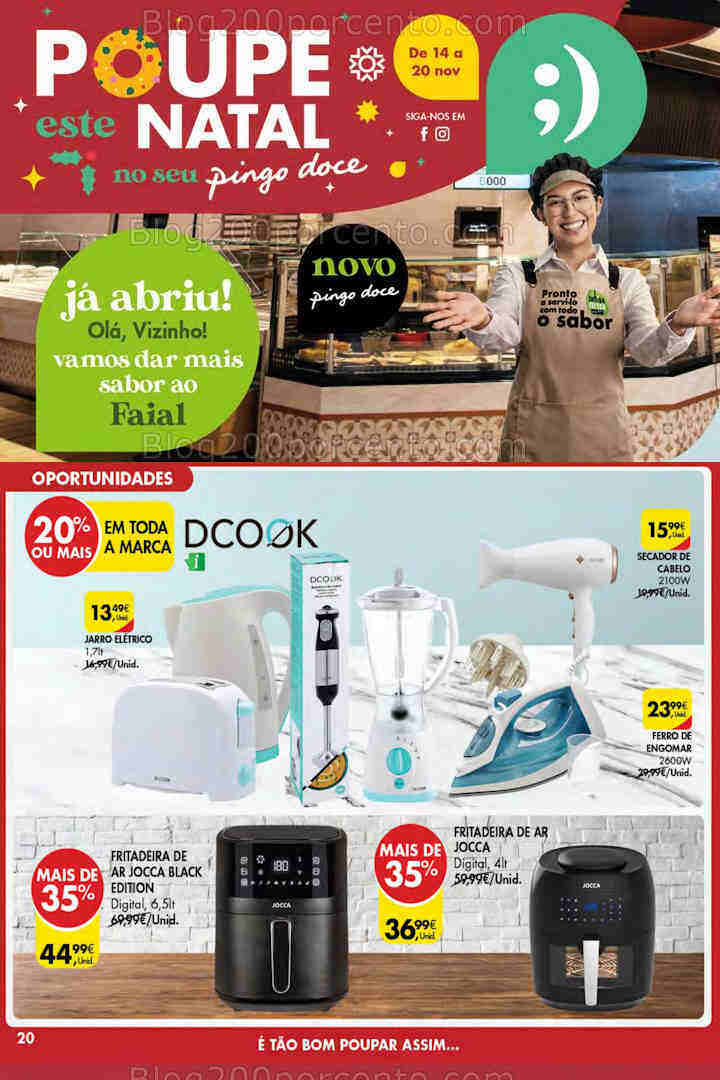 Antevisão Folheto PINGO DOCE Bazar Açores Promoções de 14 a 20 novembro