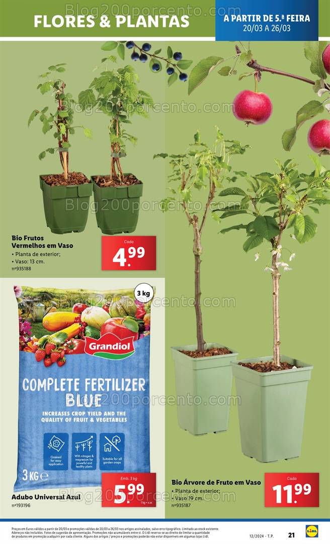 Antevisão Folheto LIDL Bazar Promoções de 20 a 26 março