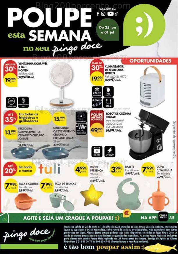 Antevisão Folheto PINGO DOCE Bazar Madeira Promoções de 25 junho a 1 julho