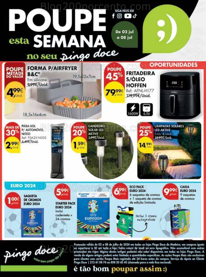 Antevisão Folheto PINGO DOCE Bazar Madeira Promoções de 2 a 8 julho