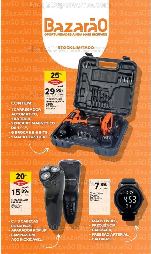 Antevisão Folheto CONTINENTE Bazarão Promoções de 12 a 18 março