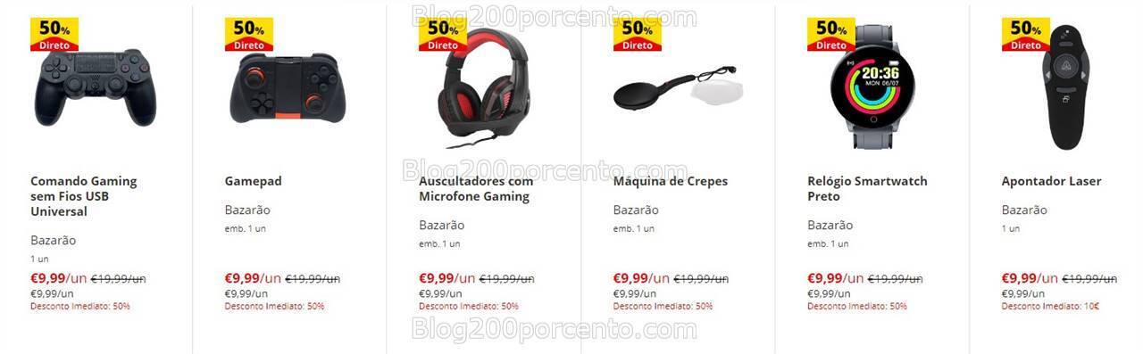 ALERTA - Avistamentos CONTINENTE 50% em todo o Bazarão - 9 a 15 julho