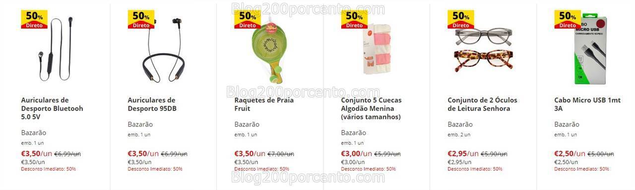 ALERTA - Avistamentos CONTINENTE 50% em todo o Bazarão - 9 a 15 julho