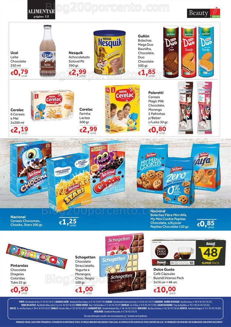 Antevisão Folheto BEAUTY STORES Promoções de 12 outubro a 11 novembro