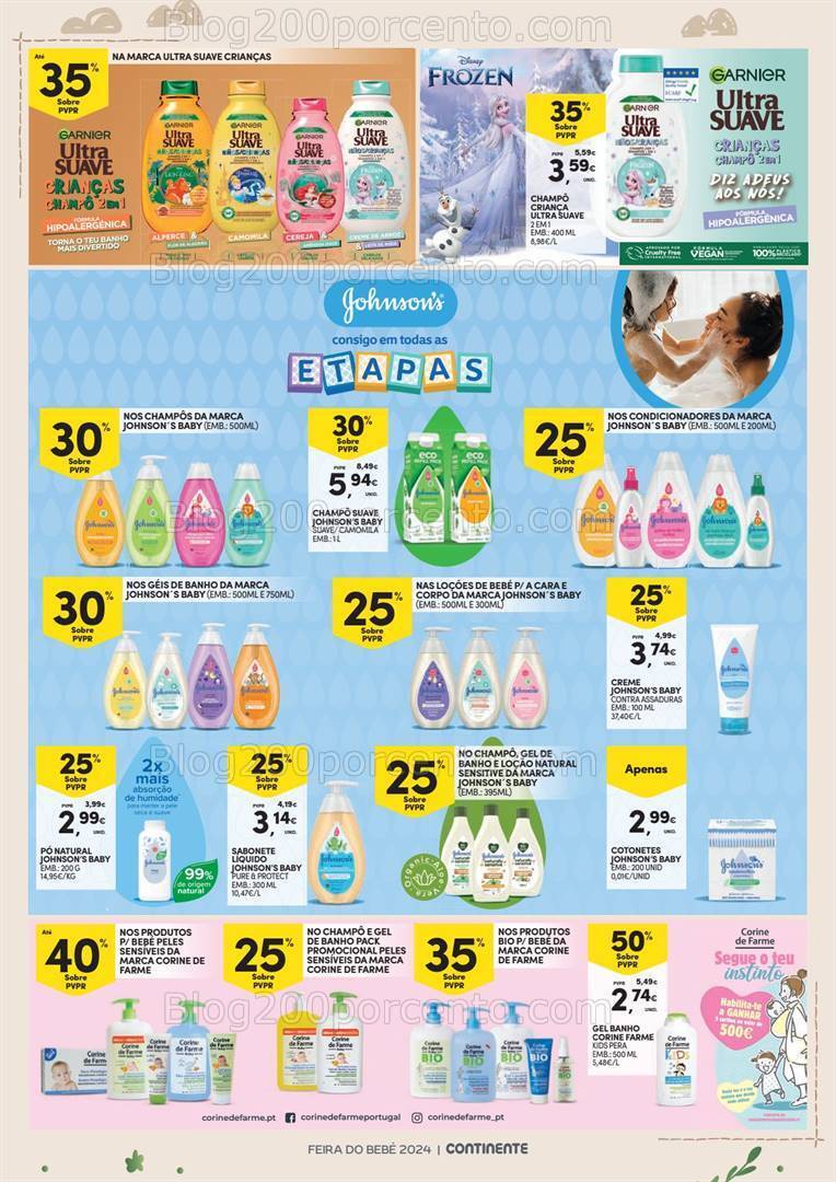 Antevisão Folheto CONTINENTE Madeira Bebé Promoções de 16 a 28 janeiro