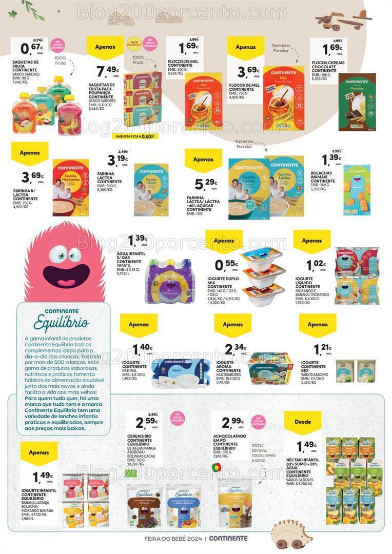 Antevisão Folheto CONTINENTE Madeira Bebé Promoções de 16 a 28 janeiro