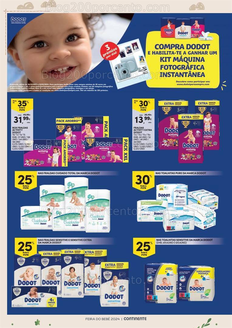 Antevisão Folheto CONTINENTE Madeira Bebé Promoções de 16 a 28 janeiro