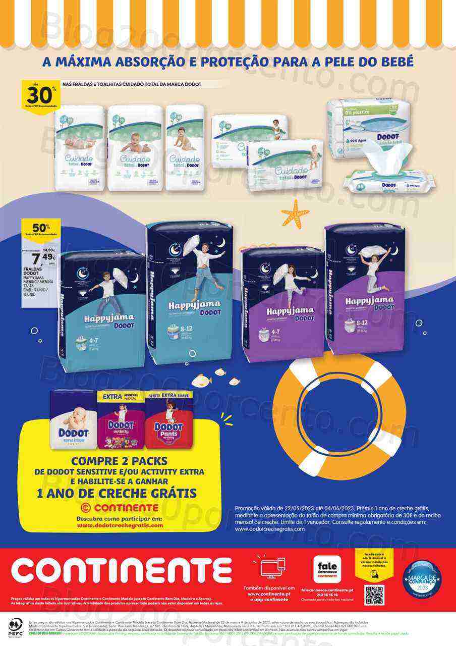 Antevisão Folheto CONTINENTE Bebé Promoções de 23 maio a 4 junho