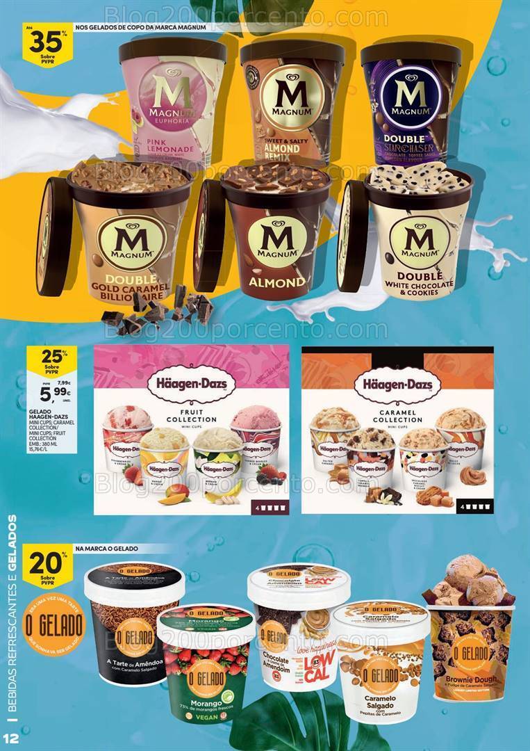 Antevisão Folheto CONTINENTE Bebidas e Gelados Promoções de 11 junho a 7 julho
